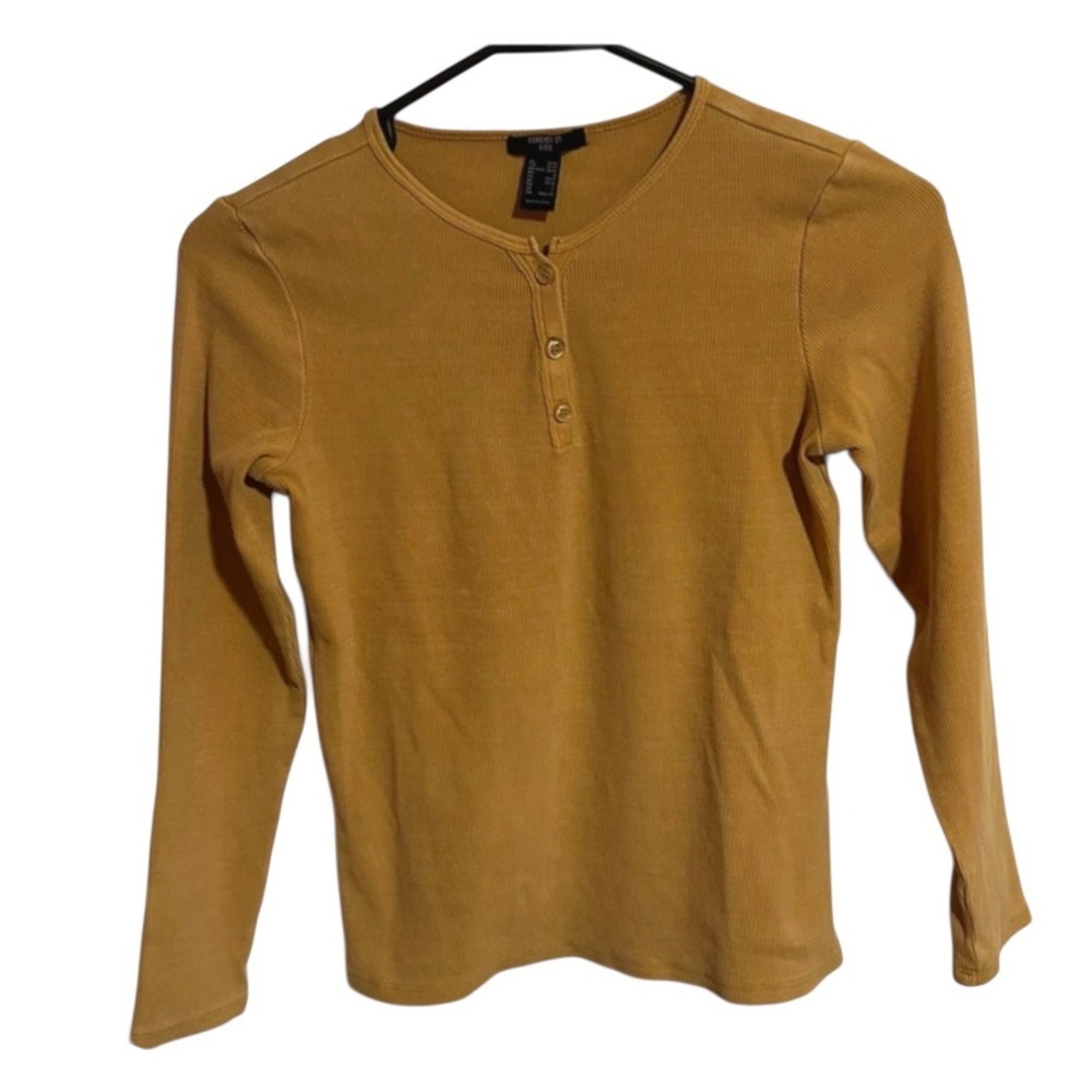 Forever 21 Kids Mustard Top